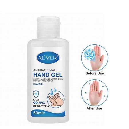 free shipping Waterless Rapid Production 75% Alcohol Sanitizer Hand Wash  Gel 50Ml